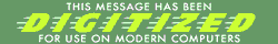 this message has been digitized for use on modern computers