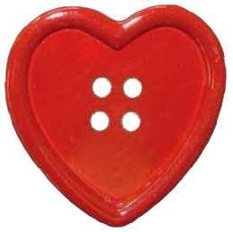 dark blue heart shaped button