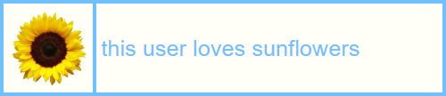 this user loves sunflowers