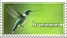 hummingbird 'hummmmmm' stamp