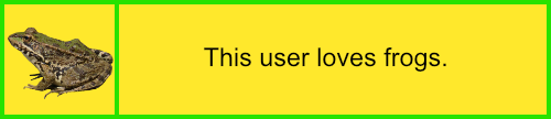 this user loves frogs