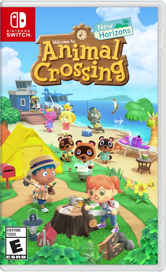 animal crossing new horizons box art