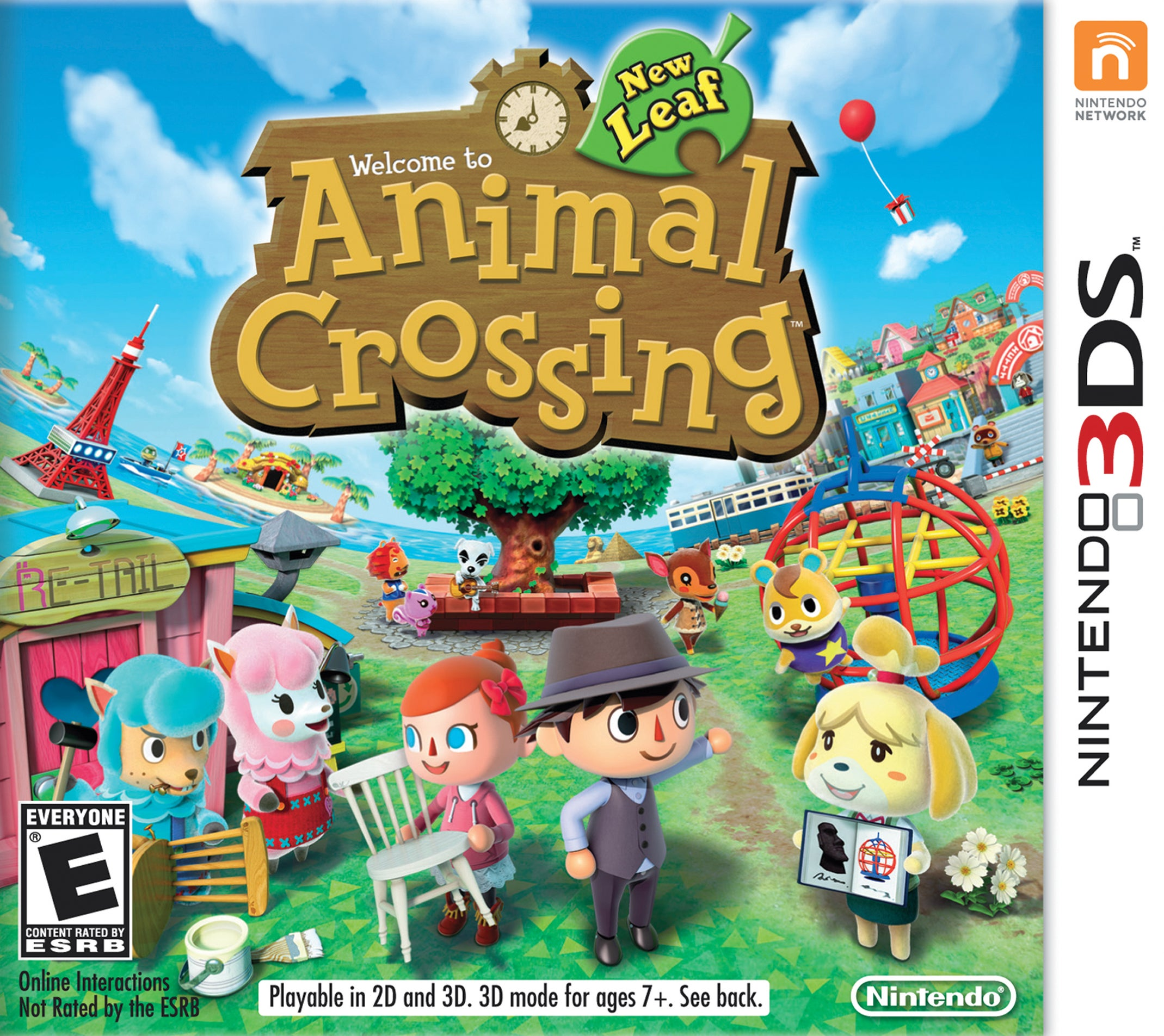 animal crossing new leaf box art