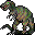 tyrannosaurus, a large bipedal carnivore